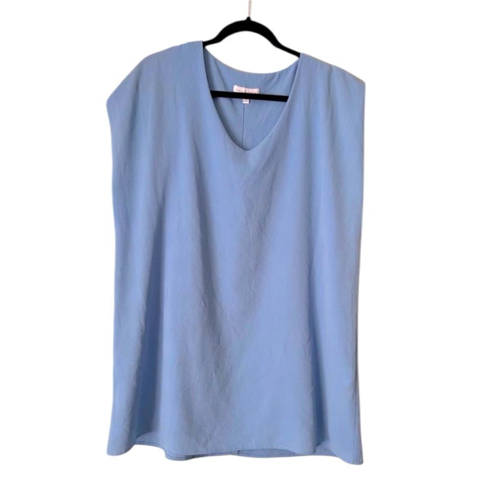 Mary & Mabel Baby Blue Cap Sleeve Shift Dress Women’s Size Medium